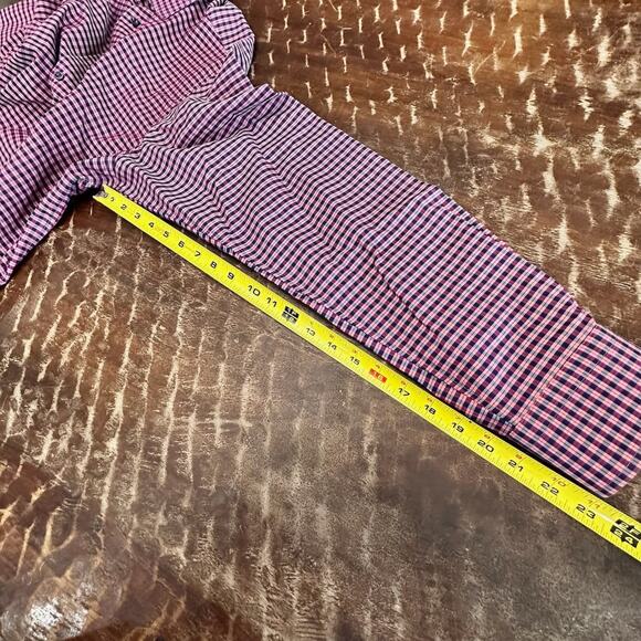 Eton Dress Shirt Mens 18 46 (2XL) Contemporary Fit Multicolor Check Casual - Picture 5 of 11